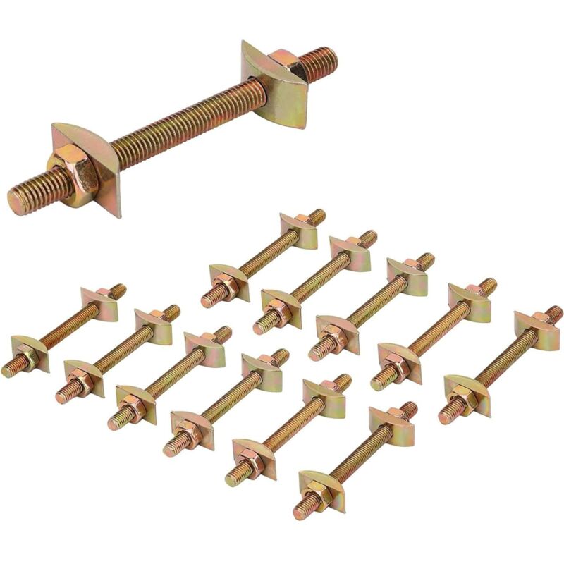 12 Stück 100 Mm Arbeitsplattenverbinder – Möbelverbindungsbolzen – Möbelmontageschrauben – Zum Verbinden, Spannen Und Befestigen