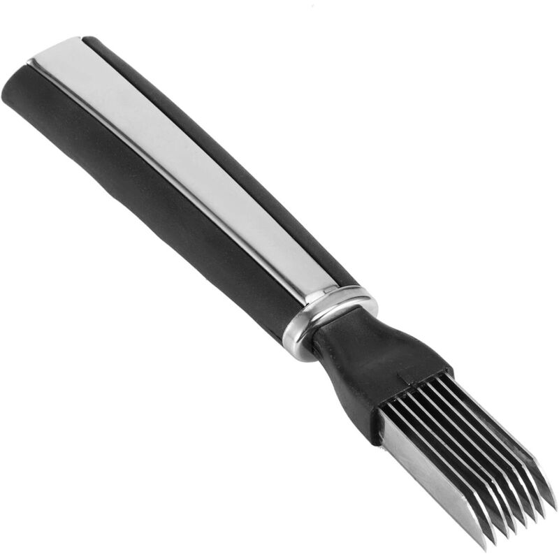 Zwiebelhackmaschine, Multifunktional Aus Edelstahl, Zwiebelschneider, Grüne Blume Gemüsereibe, Schalottenmesser, Küchenwerkzeug (1 Stück)