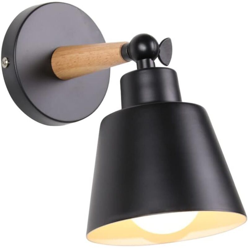 Industrielle Vintage-wandleuchte, Deckenleuchte E27 Aus Metall, Verstellbare Retro Wandlampe Für Innenräume, Schlafzimmer, Küche, Restaurant [energieeffizienzklasse A]