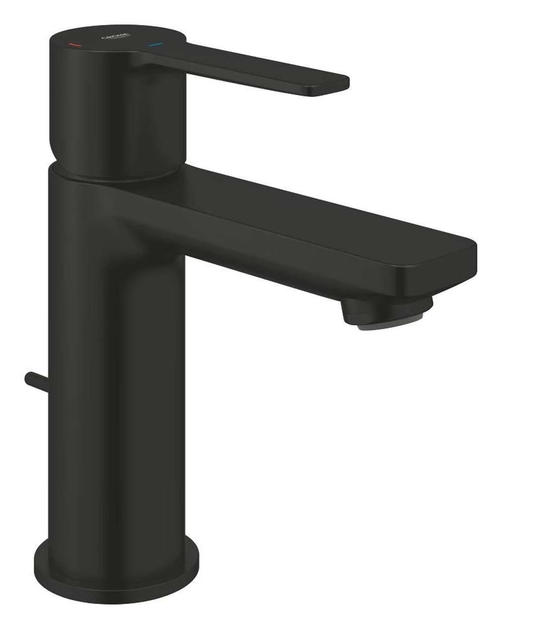 Grohe Lineare New - Waschtischmischer Mit Ablaufgarnitur, Kaltstart, Mattschwarz 237902431