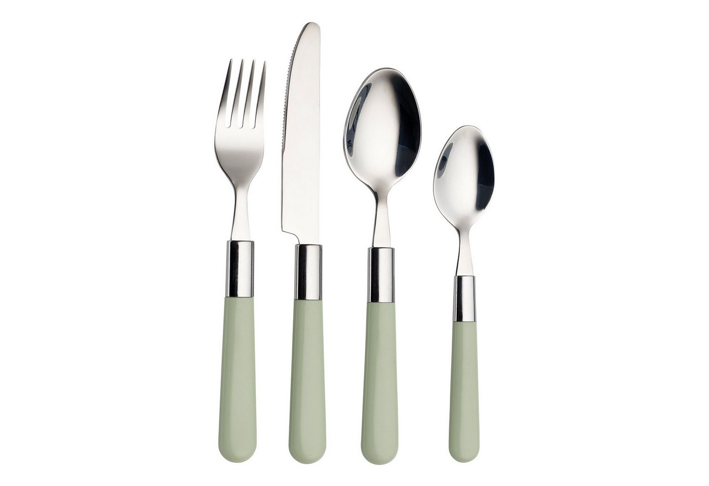 ECHTWERK Besteck-Set Bistro Besteckset 16tlg. (16-tlg), 4 Personen, Edelstahl 18/10, Kunststoff, mit Kunststoffgriffen aus hochwertigem Edelstahl für 4 Personen Bild 2