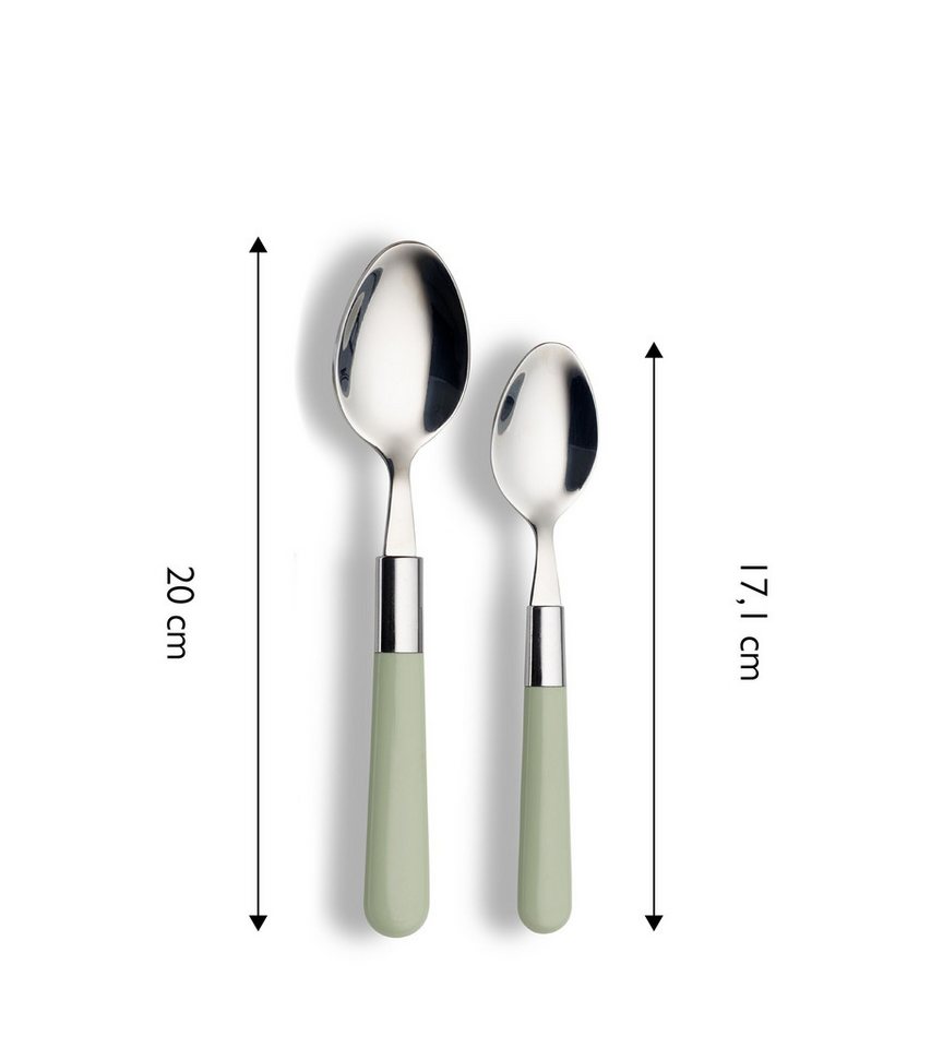 ECHTWERK Besteck-Set Bistro Besteckset 16tlg. (16-tlg), 4 Personen, Edelstahl 18/10, Kunststoff, mit Kunststoffgriffen aus hochwertigem Edelstahl für 4 Personen Bild 3