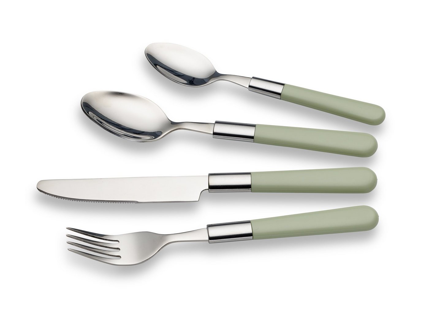 ECHTWERK Besteck-Set Bistro Besteckset 16tlg. (16-tlg), 4 Personen, Edelstahl 18/10, Kunststoff, mit Kunststoffgriffen aus hochwertigem Edelstahl für 4 Personen Bild 5