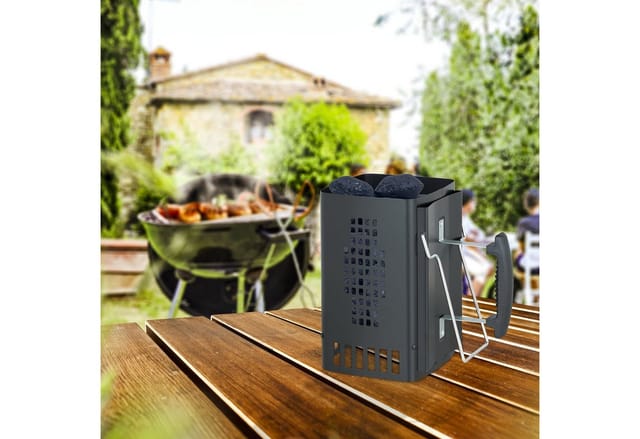 relaxdays Anzündkamin für den Grill