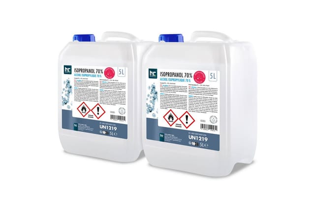 Höfer Chemie GmbH 2x 5 L Isopropanol 70% Grundreiniger (Reinigt und entfettet zuverlässig)