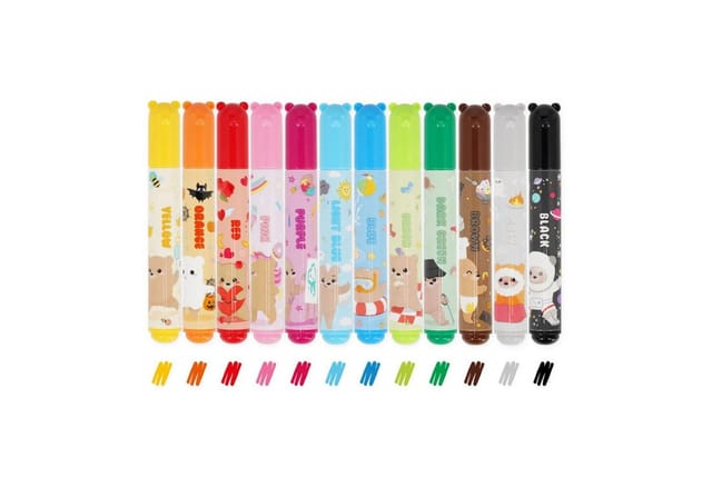 Legami Filzstift LEGAMI Set mit 12 Filzstiften Teddy Friends TEDDY BEAR