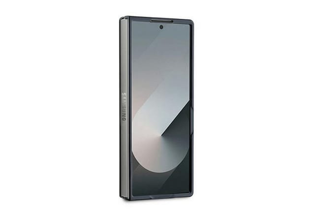 Guess Smartphone-Hülle GUESS Samsung Galaxy Z Fold6 Hülle 4G Glitzerschrift Design Gold