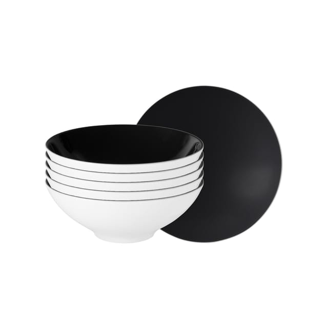 Seltmann Weiden Schale Life Fashion Dessertschalen ø 14,6 cm 6er Set, Porzellan, (6x Schale, 6-tlg)
