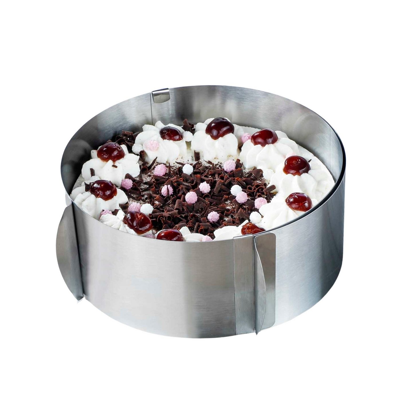 HI Tortenring Tortenring Ø16- Ø30cm verstellbar perfekt für Schichttorten Höhe Bild 2