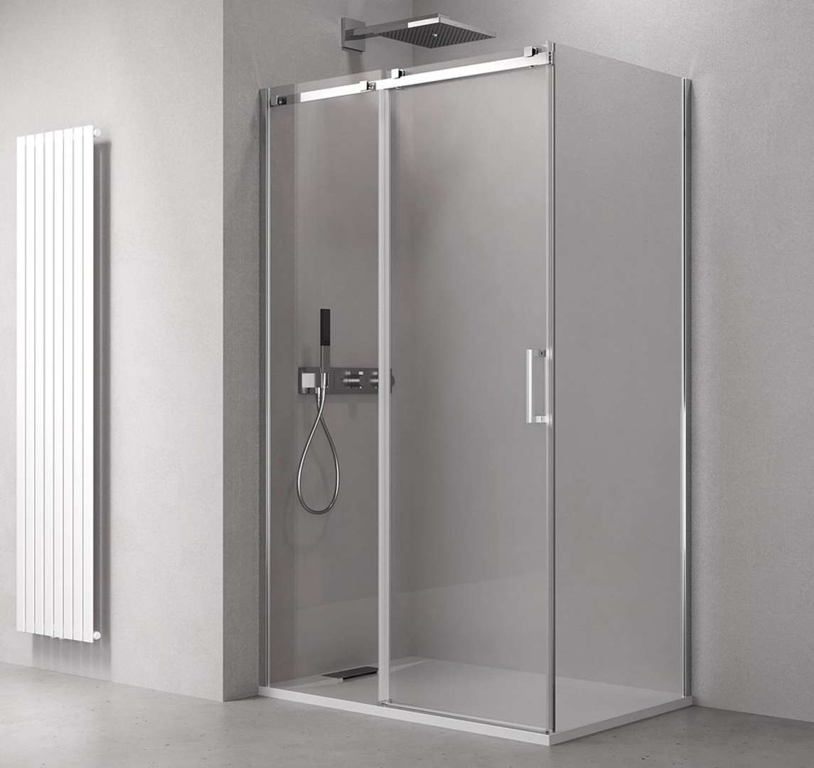 Polysan Thron - Duschkabine Square 100 X 100 Cm, Antidrop, Klarglas/chrom Tl1010-5002