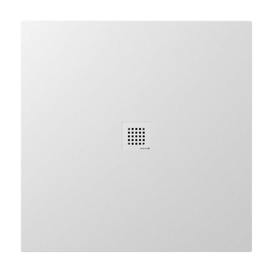 Polysan Tre - Duschwanne Neca 100x100 Cm, Mattweiß 84301.11