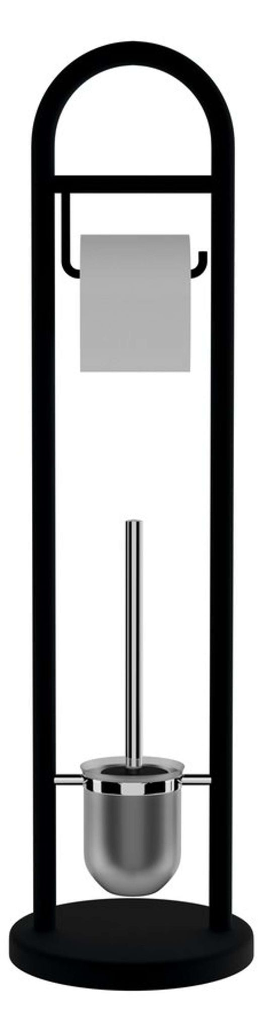Sapho Ridder - Jundah Toilettenpapier- Und Wc-bürstenhalter, Schwarz 11123110