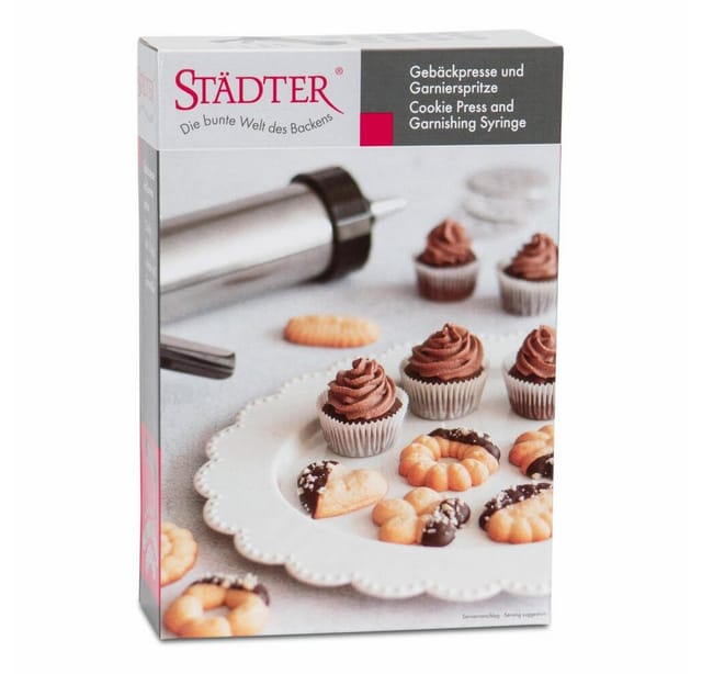 STÄDTER Gebäckpresse für Spritzgebäck 23-tlg., (23-tlg)