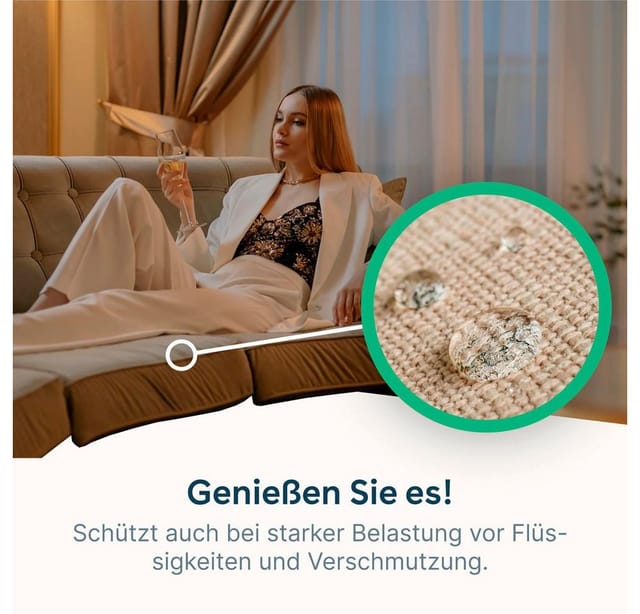 eco:fy Polstermöbel-Imprägnierspray Imprägnierspray (1 St), Nachhaltiger Abperleffekt