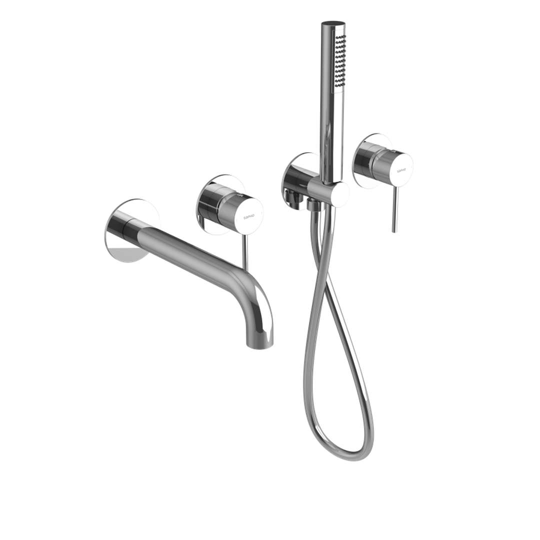 Sapho Ultramix - Unterputz-wannenarmatur, Für 2 Verbraucher, Chrom Ut093