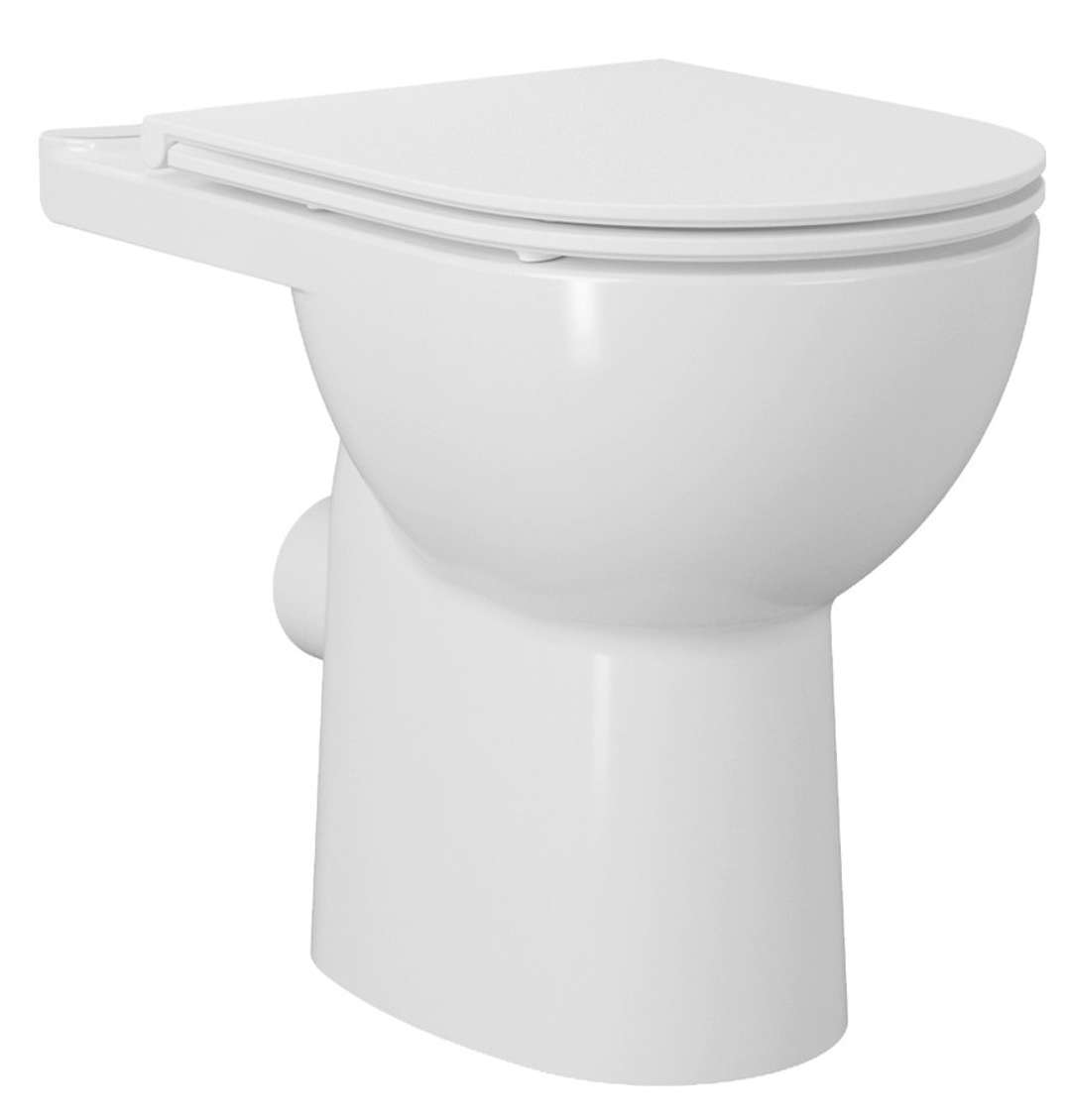 Sapho - Stand-wc-kombi Sanivex, Vortex Rimless, Vario-abgang, Weiß Pc108-111