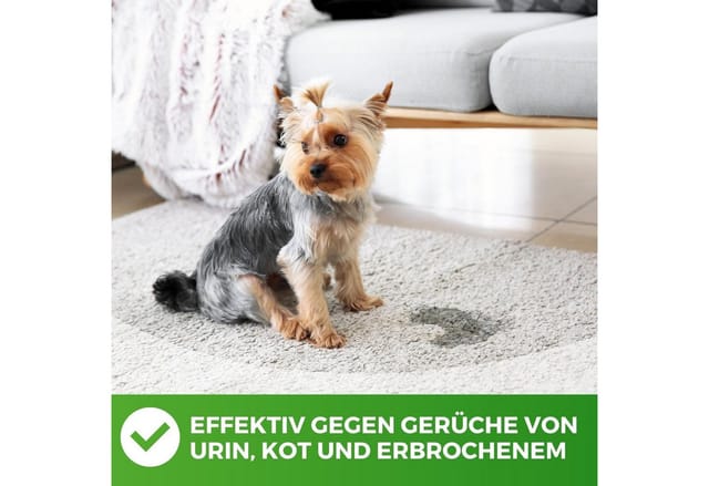 Radami 1L Tier Geruchsentferner gegen Katzenurin und Tiergerüche Enzymreinige Sprühreiniger
