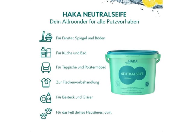 HAKA Neutralseife Original Universalreiniger 5kg Eimer Allzweckreiniger