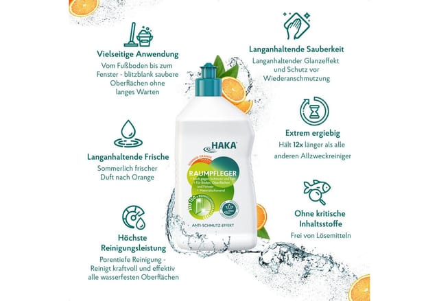 HAKA Raumpfleger Sonnige Orange 750ml Fussbodenreiniger