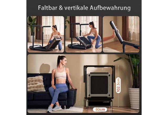 Kingsmith Laufband WalkingPad R3 Hybrid+ Klappbares Laufband