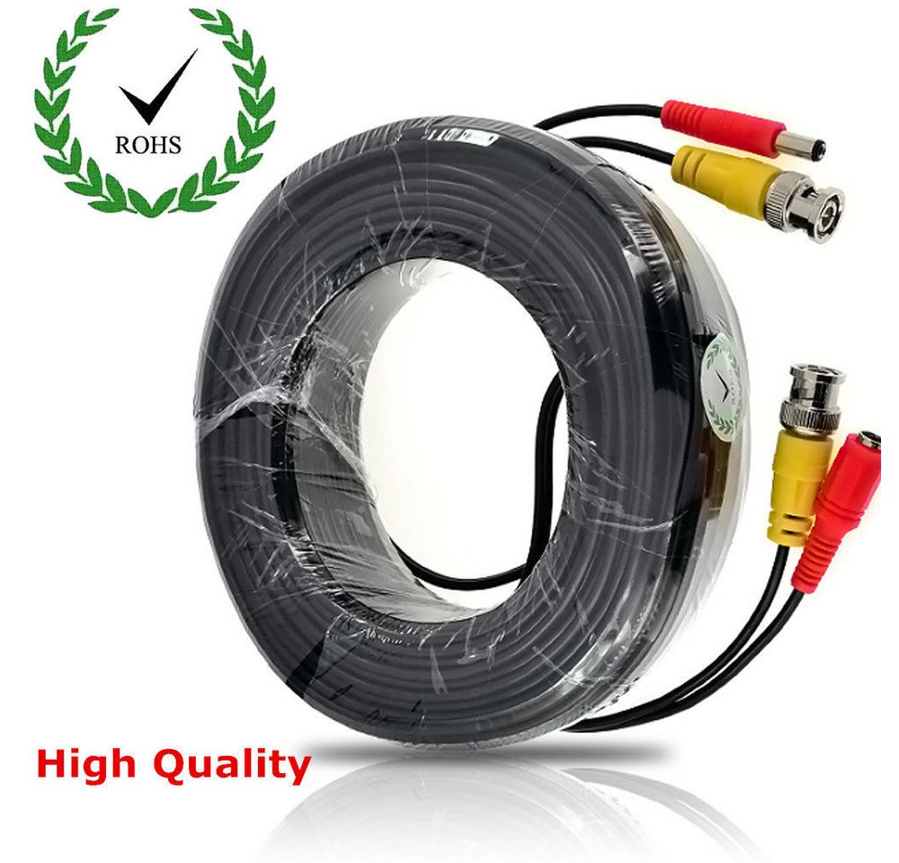 Mycotech Überwachungskamera Zubehör CCTV Kabel Kombikabel Video Strom Kabel BNC Koax 5m Bild 3