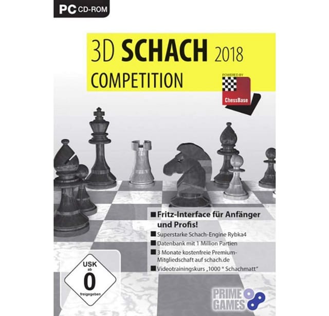Bitdefender Total Security 3 Geräte/18 Mon. + 3D Schach Competition