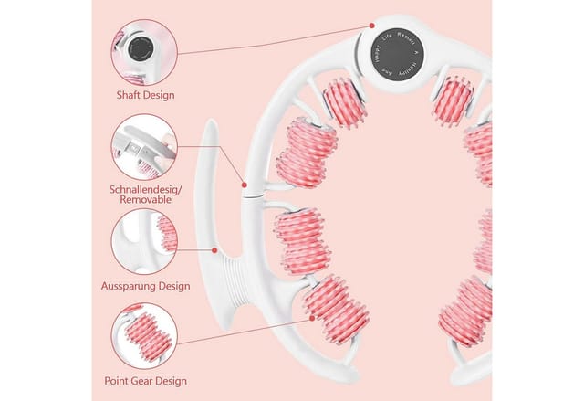 SURFOU Massagegerät Cellulite Massagegerät Linderung von Muskelbeschwerden und Schmerzen, 360° Abdeckung Massageroller für Beine, Oberschenkel, Gesäß, Armen