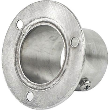 Große, 32 Mm Dicke, Runde Kleiderstange Aus Edelstahlrohr Mit Flanschsitz. – M