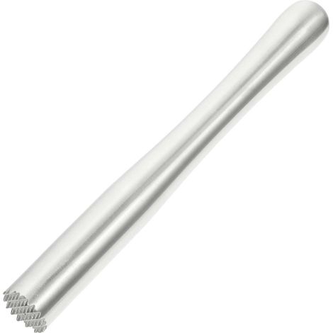 Weinrührstab Aus Edelstahl Mit Crushed Ice, In Form Eines Zitronenhammers, Ideal Für Bars, Partys Und Bankette (22,5 Cm, Silber). – 22,50 X 2,50 X 2,50 Cm – Silber