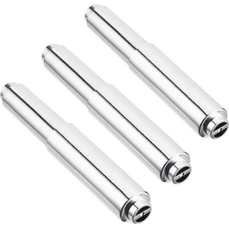 Flexible, Federbelastete Toilettenpapierrollen (silber) – 15 X 2,4 Cm – Silber