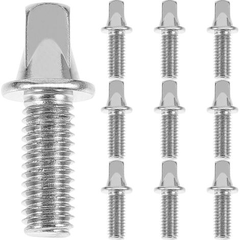 Packung Mit 10 M6x15-mm-batterieschrauben Für Die Pedalachse – 2,50 X 1,00 X 1,00 Cm – Silber