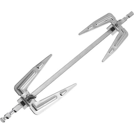 Universelle Edelstahlgabel Für Heißluftfritteuse, Hähnchenbratgabel, Grillgabel – 25 X 5 X 3 Cm – Silber