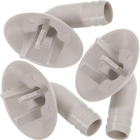 Set Mit 3 26-mm-winkelverbindern Für Abluftschläuche Von Haushaltsklimaanlagen – 7 X 5,4 Cm