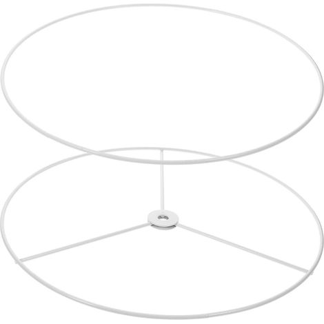 Diy-kronleuchterhalterungsset Aus Eisen Für Deckenleuchten – 30 X 30 Cm – Weiß