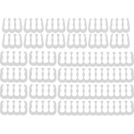 24 Pc-kabelkämme (24-pin-, 8-pin- Und 6-pin-mainboard-anschlüsse) Für Computer – 5,3 X 1 Cm – Weiß