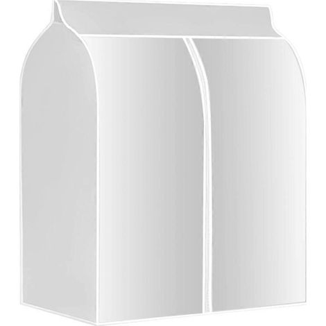 Staubdichter Kleidersack, Ideal Für Zuhause Und Kleiderschrank. – 90 X 80 X 50 Cm – Weiß