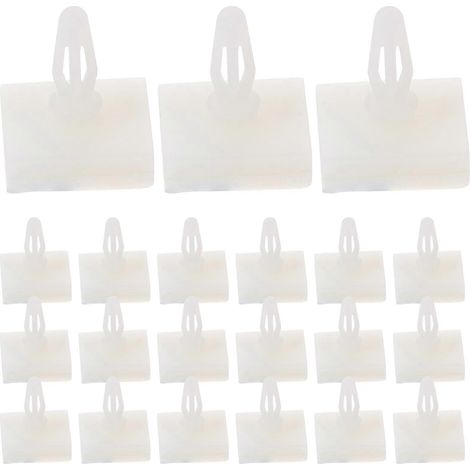 100 Kunststoff-leiterplattenabstandshalter, Verriegelungsbolzen, Höhenstütze – 1,4 X 1,2 X 1,2 Cm – Weiß