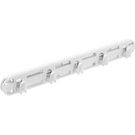 Selbstklebender Haken Zur Befestigung Unter Möbeln, Schiebeschiene Für Küchenutensilien, Haken Zur Aufbewahrung Unter Dem Schreibtisch – 26,5 X 3 X 2,9 Cm – Weiß