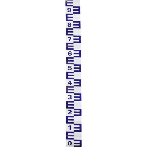 Selbstklebender Wasserstandsanzeiger – Wasserstandsmesser Für Schwimmbecken – 100 X 10 Cm
