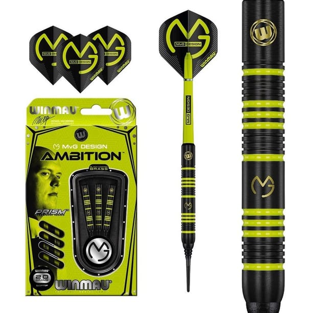 Winmau Dartpfeil Winmau MvG Ambition Softdart 2237-20 g