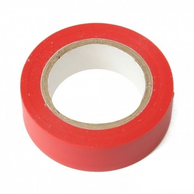 Bemko Isolierband Isolierband 10m/15mm rot Klebeband Band PVC-1510RE (1-St)