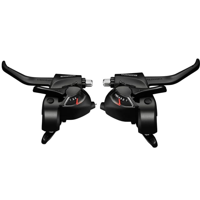 Shimano Schalthebel Tourney ST-EF41 EZ Fire Plus (2 St), Schalthebel Fahrrad Schaltgriff Mountainbike Kettenschaltung