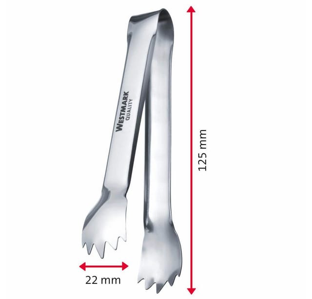 WESTMARK Zuckerzange mit Zacken, Länge 12,5 cm