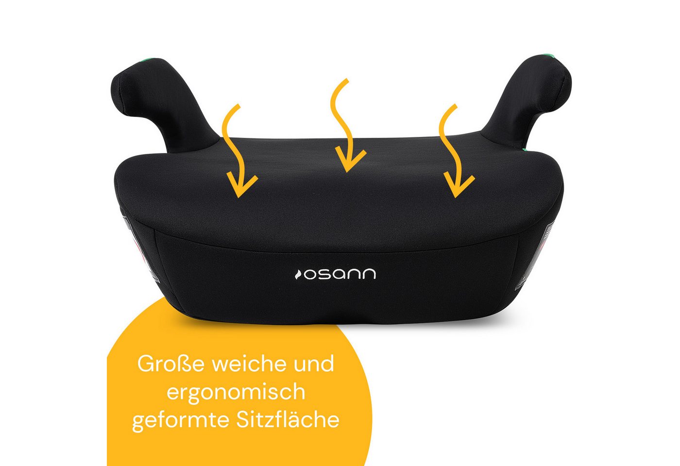 Osann Kindersitzerhöhung Boost, ab: 8 Jahren, bis: 12 Jahre, ab: 135 cm, bis: 150 cm, Sitzerhöhung Auto Kinder ab 135cm, Sitzschale, Booster Bild 5