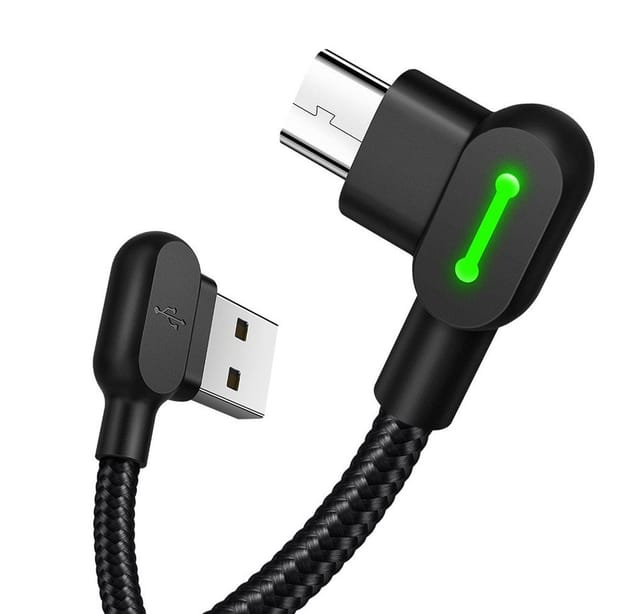mcdodo LED 90 Grad Micro-USB M Ladekabel Winkel USB Kabel USB-Kabel, Standard-USB, USB Micro-B (180 cm)
