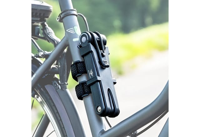 Zündapp Kettenschloss Faltschloss (6-tlg), Fahrradschloss Faltschloss E Bike Schloss 85 cm Rahmenschlösser