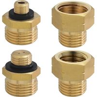 4 Stück Gasflaschenadapter - Camping-gasadapter, Europa-gasadapter Nr. 1-4