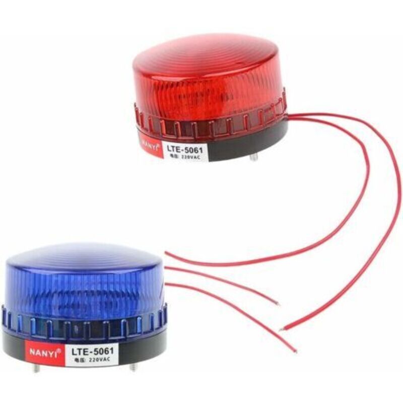 2er-set Led-rundumleuchten 220v – Wasserdicht Und Stoßfest – Blinkende Warnleuchte Für Autos – Einfache Installation