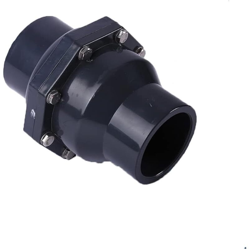 Dn20 (φ25 Mm) Pvc-u-rückschlagventil Mit Klebeverbindung Für Sumpfpumpe, Abfallfilter Für Koi-teich, Geeignet Für Horizontale Oder Vertikale Installation, Für Boote