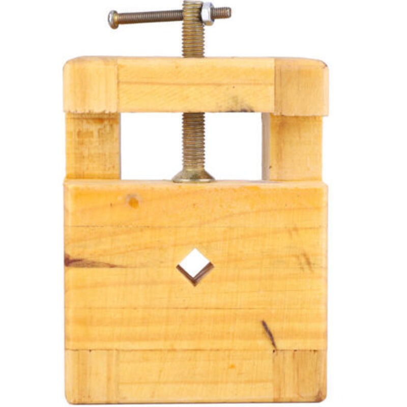 Mini Flache Holzzange, Tischschraubstock Für Basteln, Stempelzange Für Holzschnitzerei (groß)